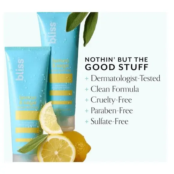 🍋NEW** Bliss Cloud 9 Nourishing Hand Cream in Lemon & Sage scent. 3.4 Oz - Picture 3 of 7